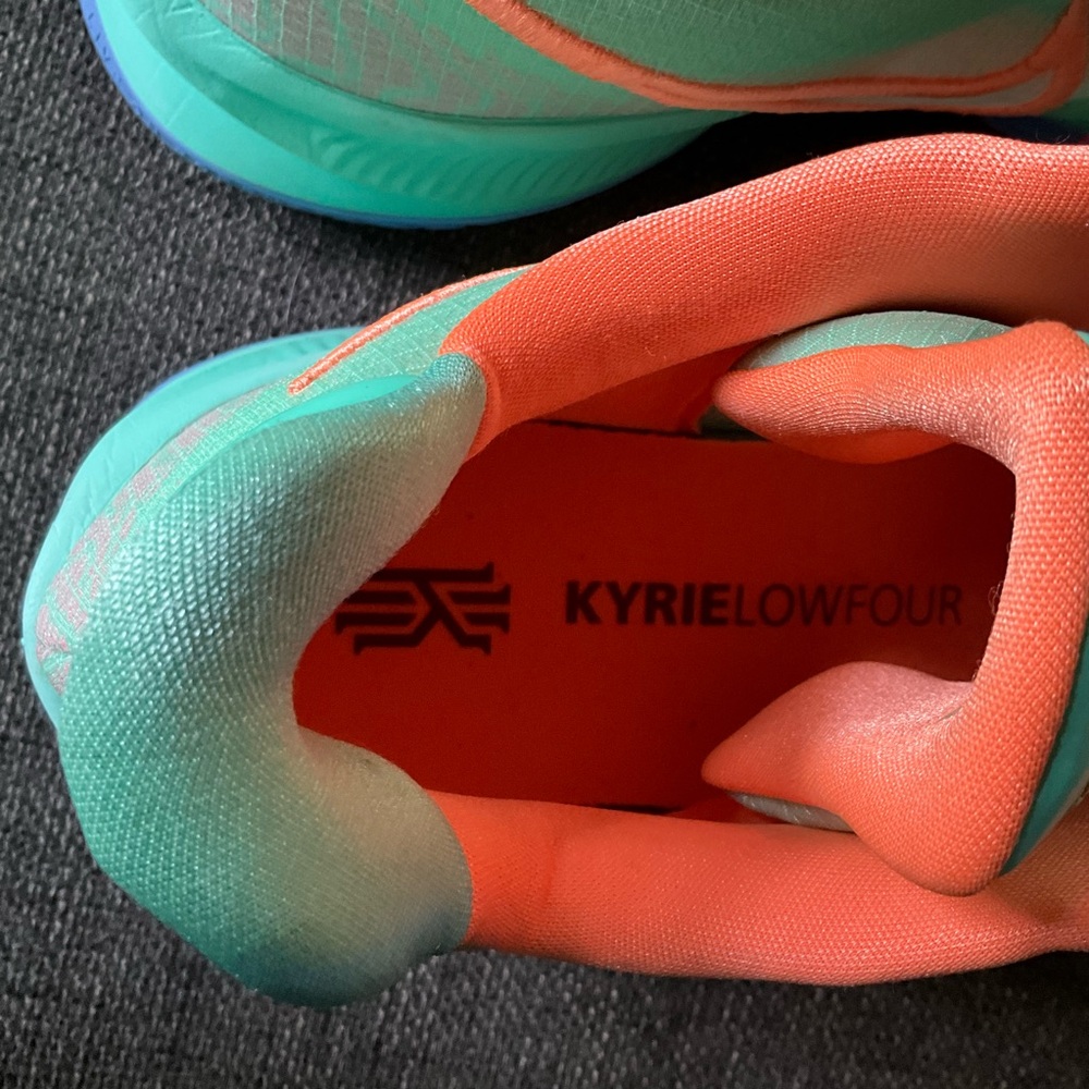Mens Nike Kyrie 4 Low Keep Sue Fresh green multi basketball shoes sneakers 18 - Picture 13 of 14